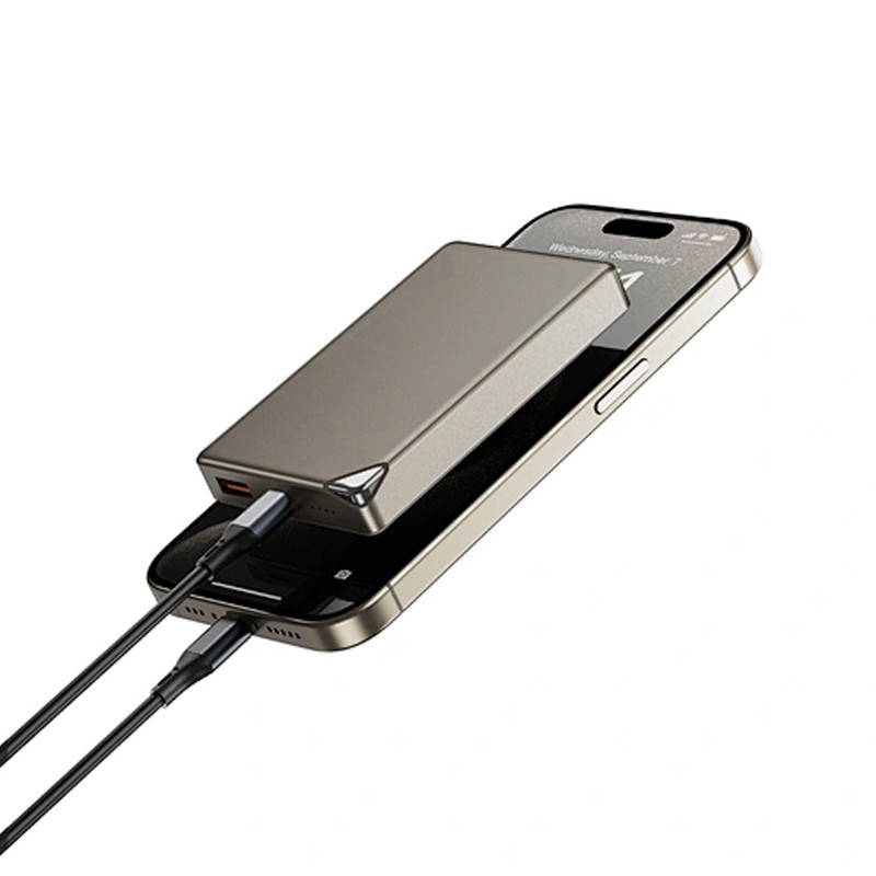 Power Bank WIWU Elite PO20 10000 mAh Titanium En Tunisie