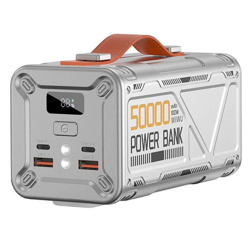 Power Bank WIWU Elite PO29 50000 mAh Silver En Tunisie