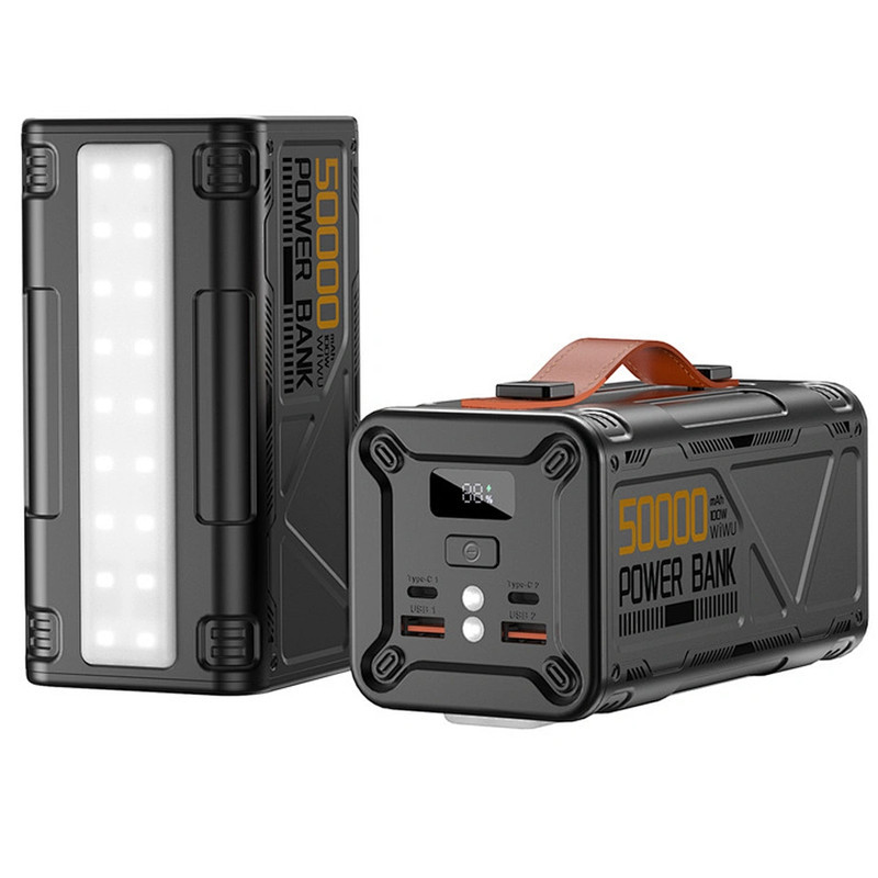 Power Bank  WIWU Elite PO29 50000 mAh Noir En Tunisie