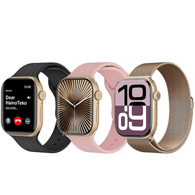 Montre Connectée Haino Teko SQ-17 Mini Gold + 2 Ceinture en Tunisie