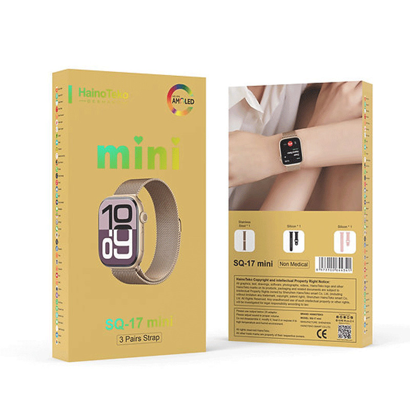 Montre Connectée Haino Teko SQ-17 Mini Gold + 2 Ceinture en Tunisie