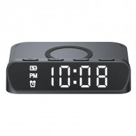 Station De Charge Sans Fil Avec Reveil d'alarme Havit W3031 Noir