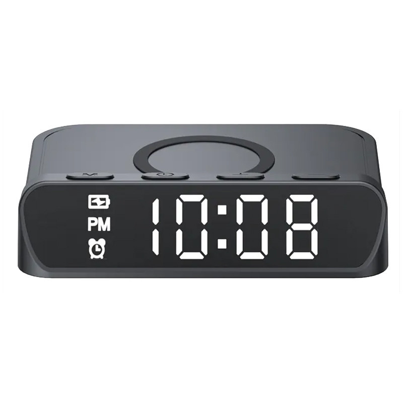 Station De Charge Sans Fil Avec Reveil d'alarme Havit W3031 Noir En Tunisie