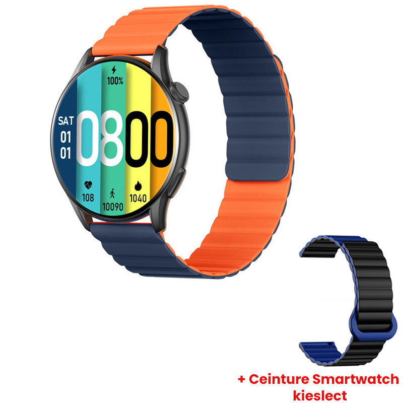 Montre Connectée Kieslect Watch Kr Pro - Bleu & Orange