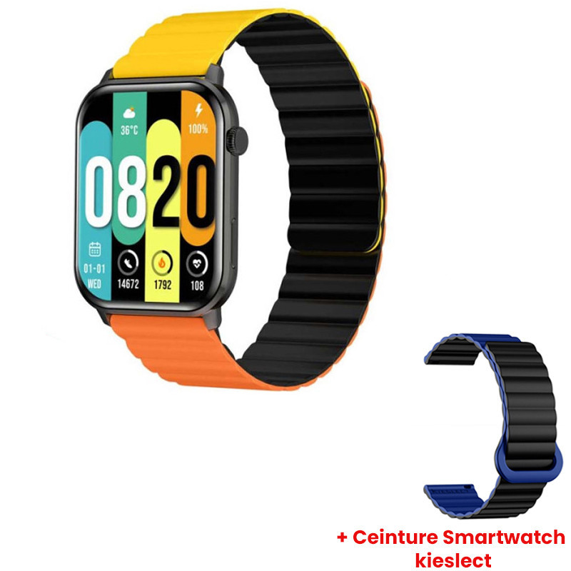Montre Connectée Kieslect Calling Watch KS Orangé & Jaune