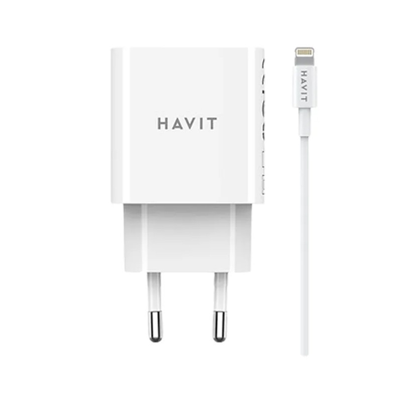 Chargeur Havit ST914 Type C Vers Lightning 20W Blanc en Tunisie