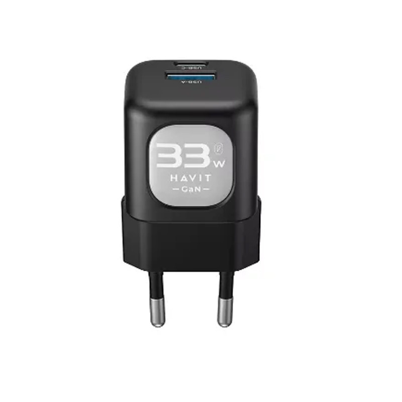 Tête Chargeur Havit HV-UC230 Charge Rapide Type C  USB Noir en Tunisie