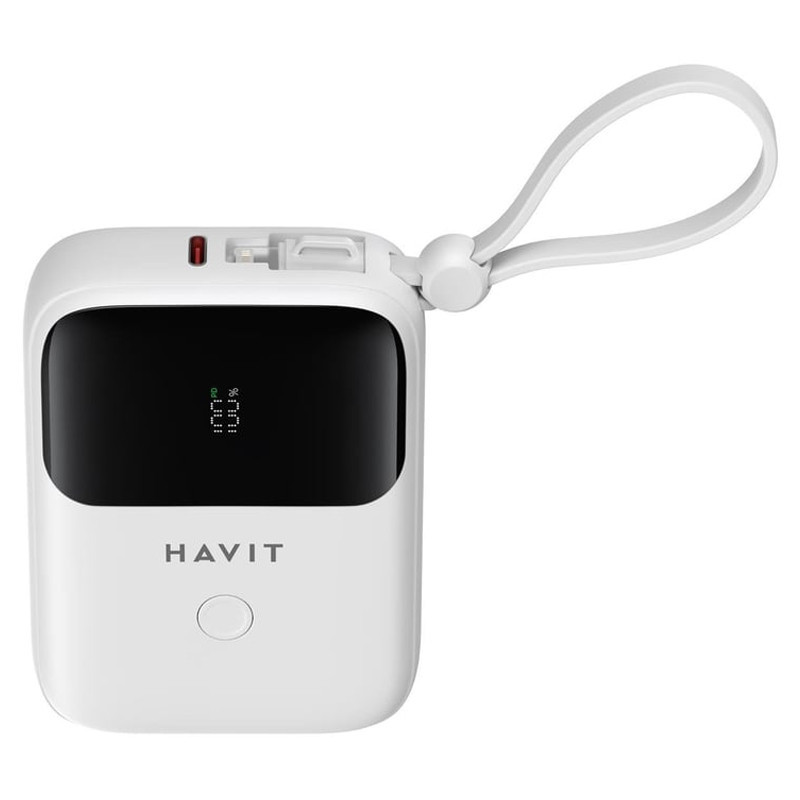 Power Bank Havit PB5215 10000 mAh Blanc en Tunisie