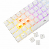 Clavier Gamer Baracuda BGK-03211 Dolphin Red Switch Blanc en Tunisie Clavier Gamer Baracuda BGK-03211 Dolphin Red Switch Blanc en Tunisie