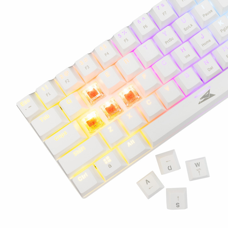 Clavier Gamer Baracuda BGK-03211 Dolphin Red Switch Blanc en Tunisie
