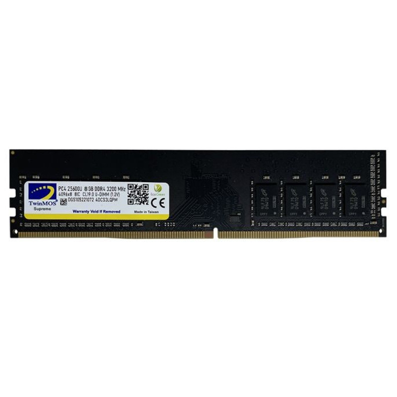Barette Mémoire TwinMos 16Go DDR4 3200MHz U-DIMM En Tunisie