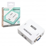 Convertisseur TREQA HDMI Vers VGA Blanc En Tunisie