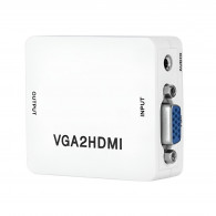 Convertisseur TREQA VGA Vers HDMI Blanc En Tunisie