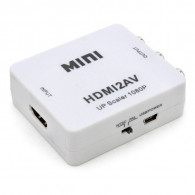 Convertisseur TREQA HDMI Vers RCA Blanc
