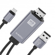 Adaptateur Kaku KSC-556 3En1 USB/Lightning vers HDMI 4K Gris en Tunisie Adaptateur Kaku KSC-556 3En1 USB/Lightning vers HDMI 4K Gris en Tunisie