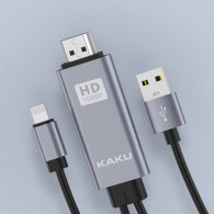 Adaptateur Kaku KSC-556 3En1 USB/Lightning vers HDMI 4K Gris en Tunisie Adaptateur Kaku KSC-556 3En1 USB/Lightning vers HDMI 4K Gris en Tunisie