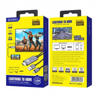 Adaptateur Kaku KSC-556 3En1 USB/Lightning vers HDMI 4K Gris en Tunisie Adaptateur Kaku KSC-556 3En1 USB/Lightning vers HDMI 4K Gris en Tunisie