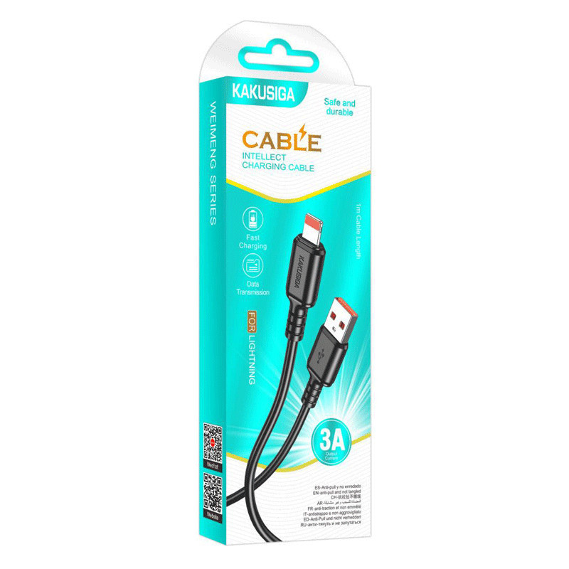 Câble Chargeur Kaku Lightning Blanc