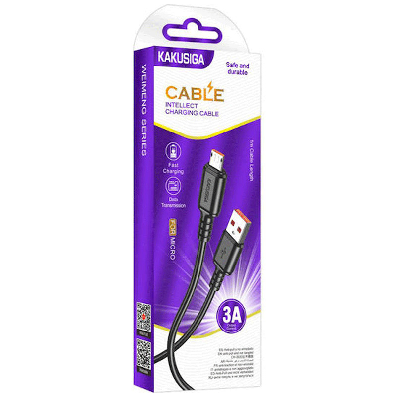 Câble Chargeur Kaku Micro USB Blanc en Tunisie