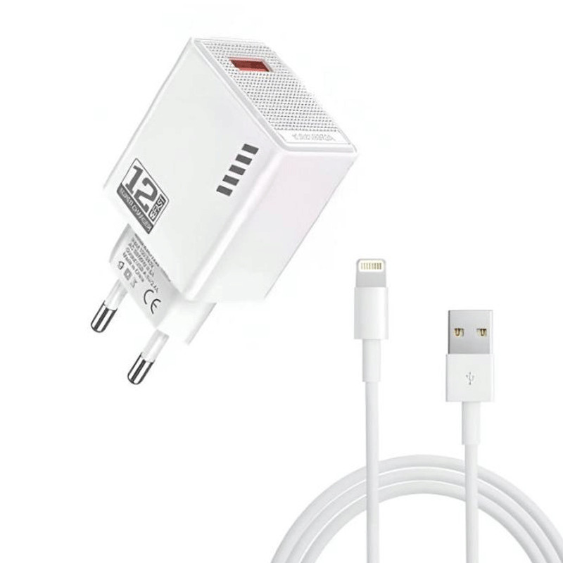 Chargeur Smartphone Kaku Avec Cable Lightning Blanc En Tunisie