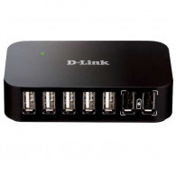 Hub USB D-Link DUB-H7 7 Ports Avec Alimentation Noir en Tunisie