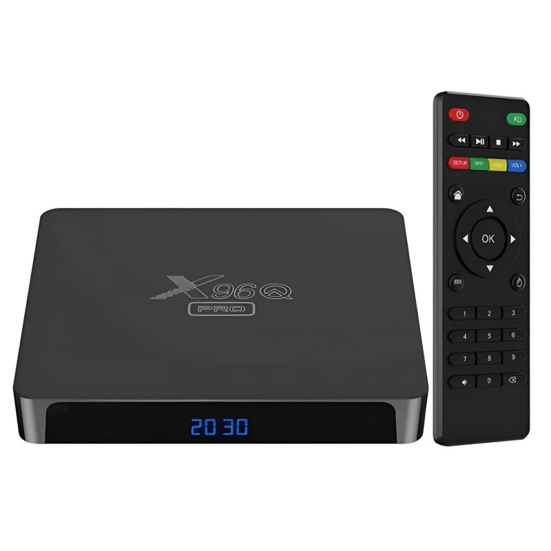 Box Android X96Q Pro 4K 4G 64G Noir en Tunisie