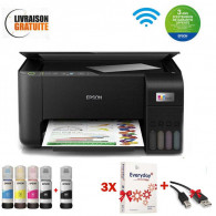 Imprimante Epson EcoTank L3251 Multifonction 3en1 à Réservoir Intégré Couleur A4 Wifi en Tunisie Imprimante Epson EcoTank L3251 Multifonction 3en1 à Réservoir Intégré Couleur A4 Wifi en Tunisie