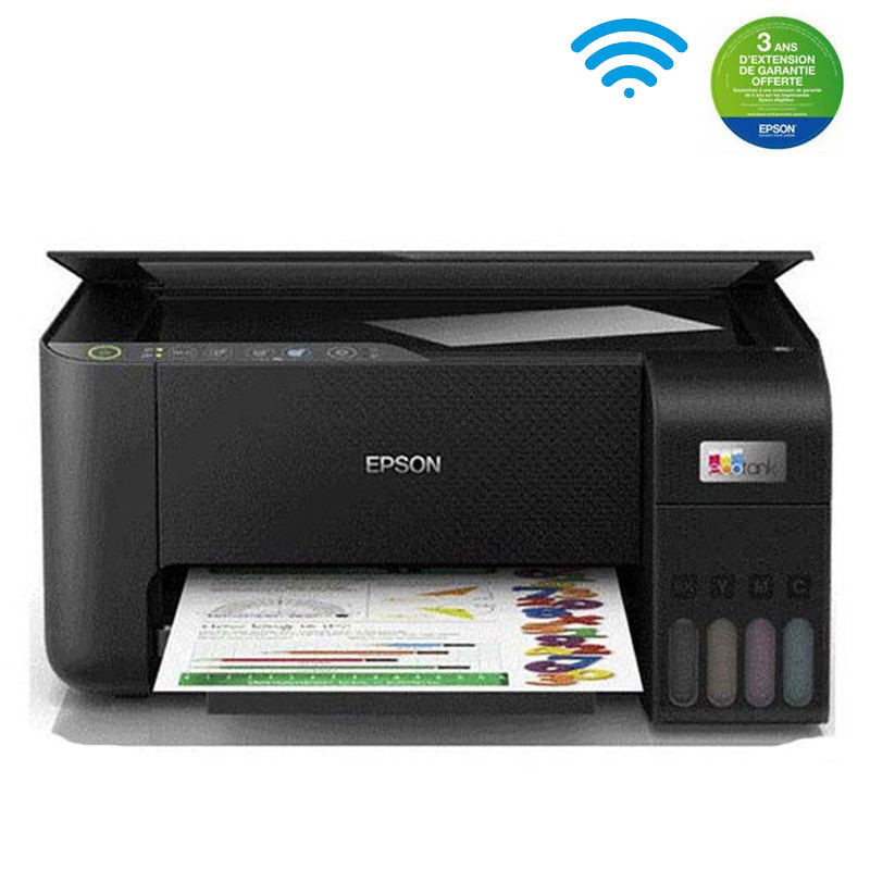 Imprimante Epson EcoTank L3250 Multifonction 3en1 à Réservoir Intégré Couleur A4 Wifi (C11CJ67408) en Tunisie