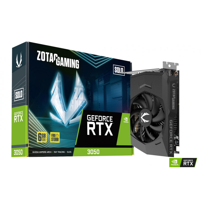 Carte Graphique ZOTAC Gaming GeForce RTX 3050 6Go GDDR6 Solo
