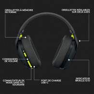 Micro Casque Gaming Logitech G435 Noir en Tunisie Micro Casque Gaming Logitech G435 Noir en Tunisie
