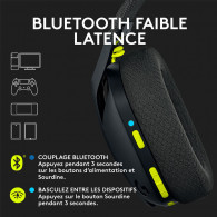 Micro Casque Gaming Logitech G435 Noir en Tunisie Micro Casque Gaming Logitech G435 Noir en Tunisie