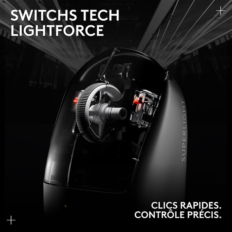 Souris Gamer Logitech G Pro X Superlight 2 Noir En Tunisie