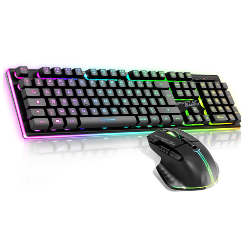 Pack Gaming Clavier et Souris Spirit Of Gamer SOG ULT600 RGB en Tunisie