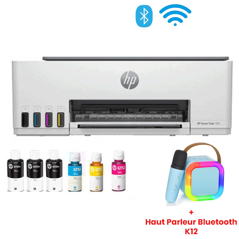 Imprimante Multifonction Jet D'encre HP Smart Tank 585 1F3Y4A Blanc en Tunisie