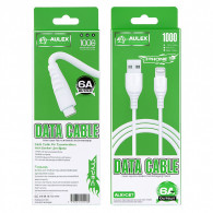Câble Chargeur Aulex C02 Lightning 30W Blanc