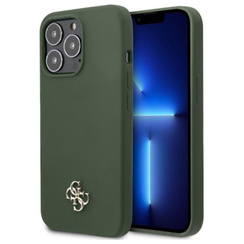 Etui Guess Pour Iphone 13 Pro Max Métal kaki En Tunisie Etui Guess Pour Iphone 13 Pro Max Métal kaki En Tunisie