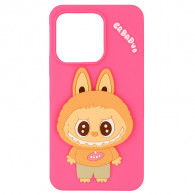 Coque Labubu pour Redmi Note 14 Fuchsia en Tunisie