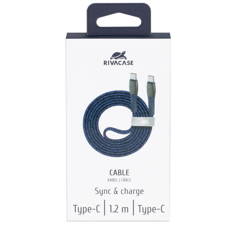 Câble Chargeur Rivacase PS6105B Type-C Bleu En Tunisie