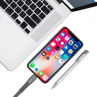 Câble Chargeur Rivacase PS6105B Type-C Gris En Tunisie