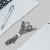 Câble Chargeur Rivacase PS6105B Type-C Gris En Tunisie