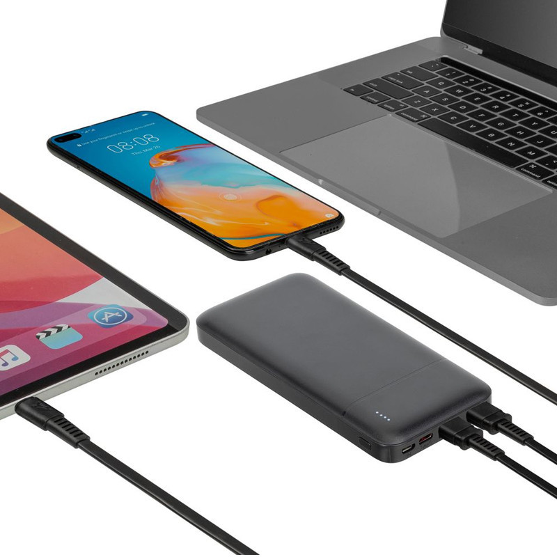 Power Bank Rivacase 10000 mAh Noir En Tunisie