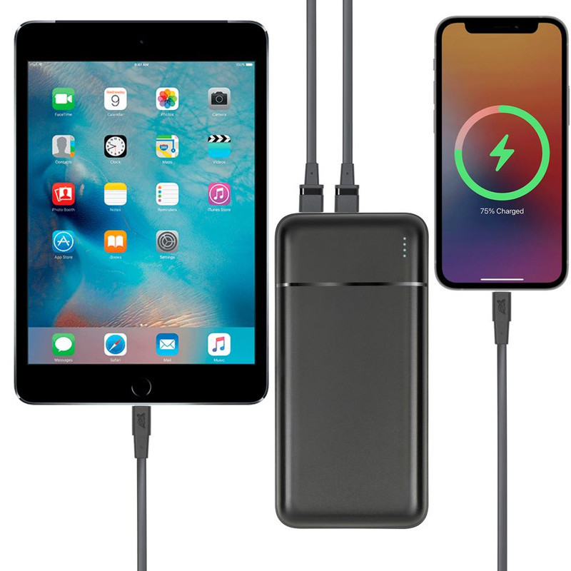 Power Bank Rivacase 10000 mAh Noir En Tunisie