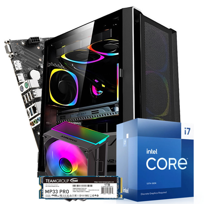 Pc de Bureau Gamer Max 711 i7 13Gén 16Go 1To SSD RTX 5060 en Tunisie