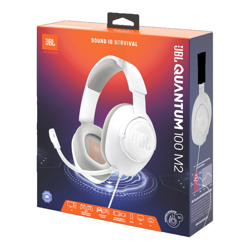 Micro Casque Gamer JBL Quantum 100 M2 Blanc En Tunisie