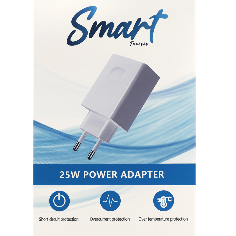 Adaptateur Chargeur Rapide Honor Smart 25W Blanc En Tunisie