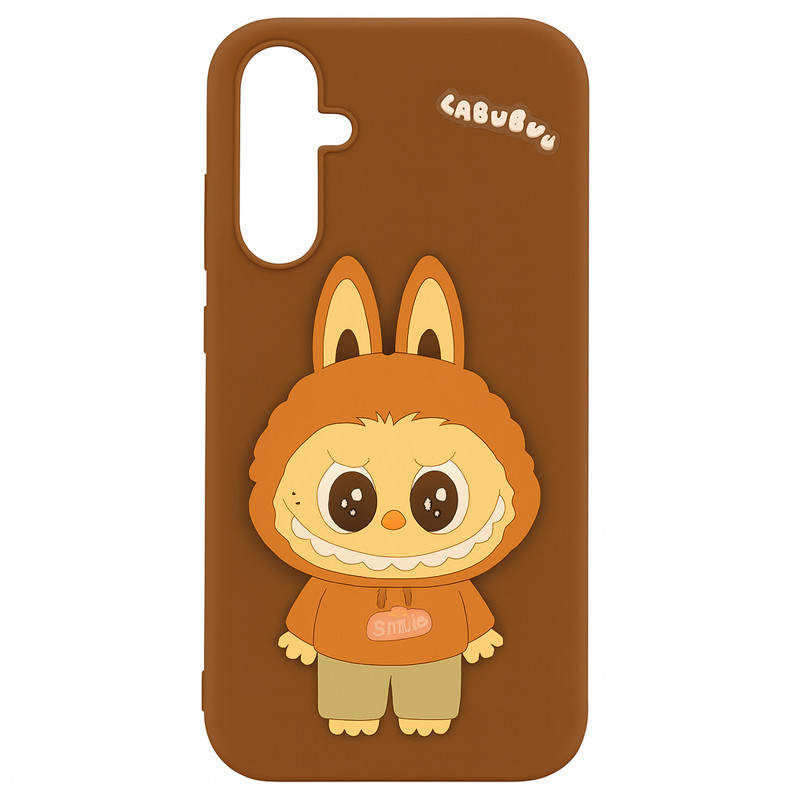 Coque Labubu pour Galaxy A55 Marron en Tunisie