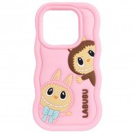 Coque Labubu pour Infinix Smart 9 Rose