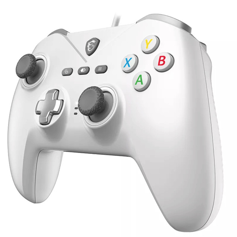 Manette De Jeu Filaire MSI Force GC200 Blanc en Tunisie