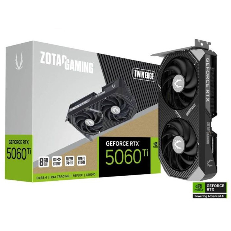 Carte Graphique Gaming Zotac GeForce RTX 5060 Ti Twin Edge 8Go GDDR7 En Tunisie