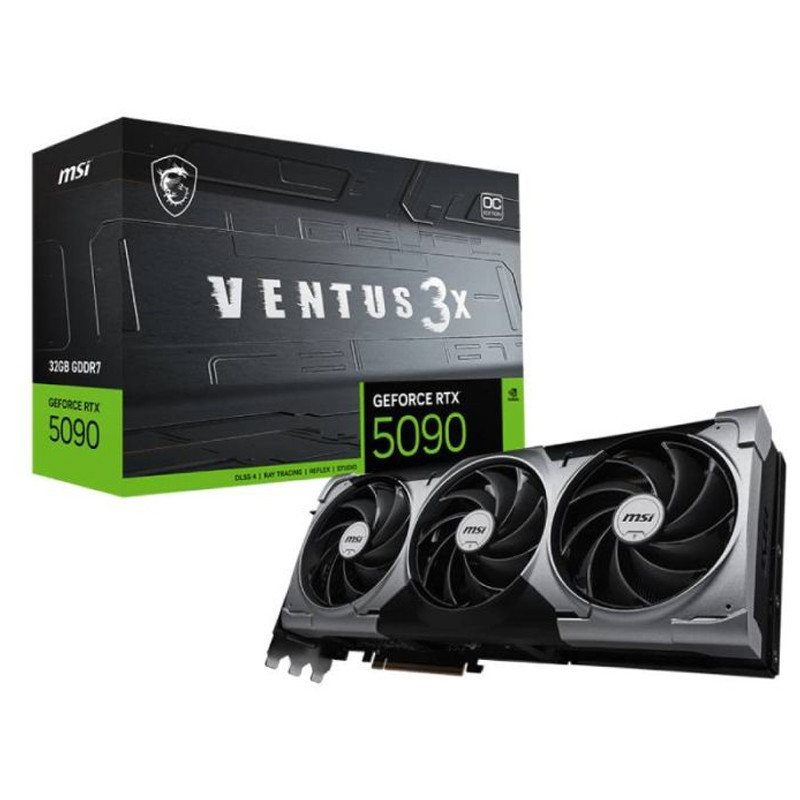 Carte Graphique Gaming MSI GeForce RTX 5090 32Go GDDR7 Ventus 3X OC En Tunisie